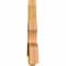 Ekena Millwork Davenport Rough Sawn Timber Gable Bracket, Western Red Cedar, 60"W x 30"H x 4"D x 6"F, 12/12 Pitch GBW060X30X0406DAV00RWR - alternate 4